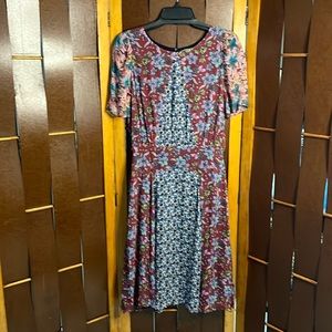 Johnny Was Jade mixed print dress.